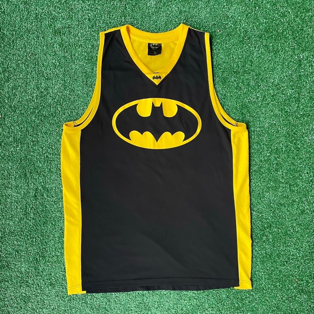 Vintage Batman Black and Yellow Sleeveless Tank Top